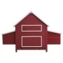 Gallinero de madera rojo 157x97x110 cm de , Jaulas y habitáculos para animales pequeños - Ref: Foro24-170857, Precio: 267,42 ...