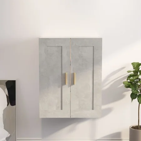 Armario pared madera ingeniería gris hormigón 69,5x32,5x90 cm de , Estantes y estanterías - Ref: Foro24-812298, Precio: 47,67...