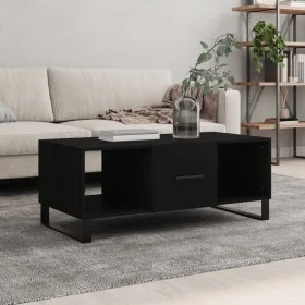 Mesa de centro madera contrachapada negro 102x50x40 cm by , Coffee table - Ref: Foro24-829325, Price: 73,85 €, Discount: %