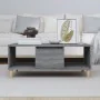 Mesa de centro madera contrachapada gris Sonoma 90x50x36,5 cm by , Coffee table - Ref: Foro24-821066, Price: 71,03 €, Discoun...