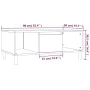 Mesa de centro madera contrachapada gris Sonoma 90x50x36,5 cm by , Coffee table - Ref: Foro24-821066, Price: 71,03 €, Discoun...
