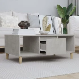 Mesa de centro madera contrachapada gris hormigón 90x50x36,5 cm by , Coffee table - Ref: Foro24-821064, Price: 56,05 €, Disco...