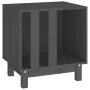 Caseta para perros madera maciza de pino gris 50x40x52 cm de , Casetas para perros - Ref: Foro24-822473, Precio: 51,00 €, Des...