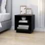 Mesita de noche de madera maciza de pino negro 40x34x40 cm de , Mesitas de noche - Ref: Foro24-813333, Precio: 35,65 €, Descu...