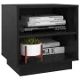 Mesita de noche de madera maciza de pino negro 40x34x40 cm de , Mesitas de noche - Ref: Foro24-813333, Precio: 35,65 €, Descu...