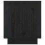 Mesita de noche de madera maciza de pino negro 40x34x40 cm de , Mesitas de noche - Ref: Foro24-813333, Precio: 35,65 €, Descu...