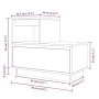 Mesita de noche madera maciza de pino marrón miel 60x34x51 cm de , Mesitas de noche - Ref: Foro24-814380, Precio: 57,74 €, De...