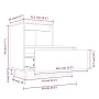 Mesita de noche madera maciza de pino marrón miel 60x34x51 cm de , Mesitas de noche - Ref: Foro24-814380, Precio: 57,74 €, De...