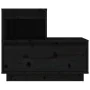 Mesita de noche madera maciza de pino negro 60x34x51 cm de , Mesitas de noche - Ref: Foro24-814382, Precio: 62,51 €, Descuent...