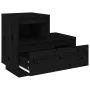 Mesita de noche madera maciza de pino negro 60x34x51 cm de , Mesitas de noche - Ref: Foro24-814382, Precio: 62,51 €, Descuent...