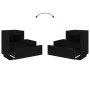 Mesita de noche madera maciza de pino negro 60x34x51 cm de , Mesitas de noche - Ref: Foro24-814382, Precio: 62,51 €, Descuent...