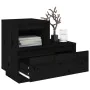 Mesita de noche madera maciza de pino negro 60x34x51 cm de , Mesitas de noche - Ref: Foro24-814382, Precio: 62,51 €, Descuent...