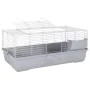 Jaula de animales pequeños polipropileno metal gris 100x53x46cm de , Jaulas y habitáculos para animales pequeños - Ref: Foro2...