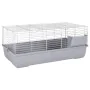 Jaula de animales pequeños polipropileno metal gris 100x53x46cm de , Jaulas y habitáculos para animales pequeños - Ref: Foro2...