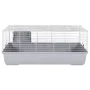 Jaula de animales pequeños polipropileno metal gris 100x53x46cm de , Jaulas y habitáculos para animales pequeños - Ref: Foro2...