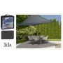 ProGarden Toldo de tela cuadrado gris oscuro 3x3 m de , Sombrillas - Ref: Foro24-436323, Precio: 29,40 €, Descuento: %