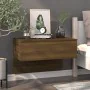 Mesita de noche de pared marrón roble by , Nightstands - Ref: Foro24-816944, Price: 40,45 €, Discount: %