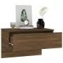 Mesita de noche de pared marrón roble by , Nightstands - Ref: Foro24-816944, Price: 40,45 €, Discount: %