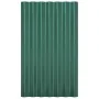 Paneles de tejado 36 unidades acero recubierto verde 60x36 cm von , Dachziegel und Dachziegel - Ref: Foro24-319128, Preis: 12...