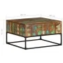 Mesa de centro madera maciza reciclada 68x68x41 cm de , Mesas de centro - Ref: Foro24-320819, Precio: 116,45 €, Descuento: %