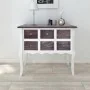 Mueble consola con 6 cajones madera marrón y blanco de , Aparadores - Ref: Foro24-240402, Precio: 194,43 €, Descuento: %