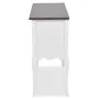 Mueble consola con 6 cajones madera marrón y blanco de , Aparadores - Ref: Foro24-240402, Precio: 194,43 €, Descuento: %