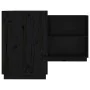 Escritorio de madera maciza de pino negro 110x50x75 cm de , Escritorios - Ref: Foro24-814508, Precio: 221,28 €, Descuento: %