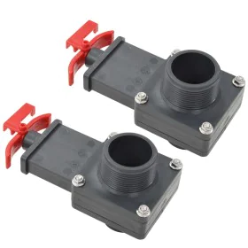 Válvula para piscina 2 unidades 1,5" de , Accesorios para piscinas y spa - Ref: Foro24-91744, Precio: 28,42 €, Descuento: %