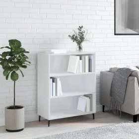 Estantería madera de ingeniería blanco brillo 69,5x32,5x90 cm by , Sideboards - Ref: Foro24-828382, Price: 45,11 €, Discount: %