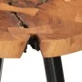 Mesa alta de troncos madera maciza de acacia Ø53x105 cm by , Kitchen and dining tables - Ref: Foro24-351792, Price: 145,90 €,...