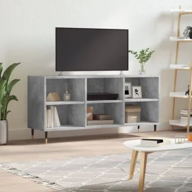 Mueble de TV madera de ingeniería gris hormigón 103,5x30x50 cm by , TV Furniture - Ref: Foro24-826984, Price: 58,62 €, Discou...