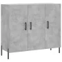 Aparador de madera de ingeniería gris hormigón 90x34x80 cm by , Sideboards - Ref: Foro24-828120, Price: 85,23 €, Discount: %