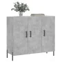 Aparador de madera de ingeniería gris hormigón 90x34x80 cm by , Sideboards - Ref: Foro24-828120, Price: 85,23 €, Discount: %