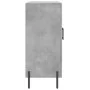 Aparador de madera de ingeniería gris hormigón 90x34x80 cm by , Sideboards - Ref: Foro24-828120, Price: 85,23 €, Discount: %