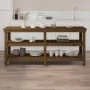Banco de trabajo madera maciza de pino marrón miel 181x50x80 cm by , Work tables - Ref: Foro24-823657, Price: 218,80 €, Disco...