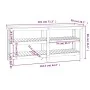 Banco de trabajo madera maciza de pino marrón miel 181x50x80 cm by , Work tables - Ref: Foro24-823657, Price: 218,80 €, Disco...