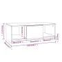 Mesa de centro madera de ingeniería gris Sonoma 102x50x36 cm by , Coffee table - Ref: Foro24-817079, Price: 74,85 €, Discount: %