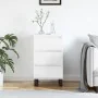 Aparador madera de ingeniería blanco brillante 40x35x70 cm de , Aparadores - Ref: Foro24-831102, Precio: 70,39 €, Descuento: %