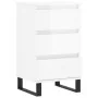 Aparador madera de ingeniería blanco brillante 40x35x70 cm de , Aparadores - Ref: Foro24-831102, Precio: 70,39 €, Descuento: %