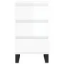 Aparador madera de ingeniería blanco brillante 40x35x70 cm de , Aparadores - Ref: Foro24-831102, Precio: 70,39 €, Descuento: %
