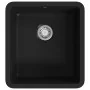 Fregadero de cocina de granito con un seno negro by , Sinks - Ref: Foro24-142960, Price: 179,98 €, Discount: %