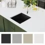Fregadero de cocina de granito con un seno negro by , Sinks - Ref: Foro24-142960, Price: 179,98 €, Discount: %
