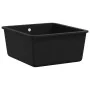 Fregadero de cocina de granito con un seno negro by , Sinks - Ref: Foro24-142960, Price: 179,98 €, Discount: %