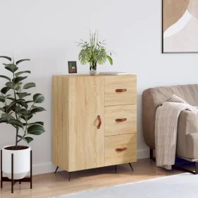 Aparador de madera de ingeniería roble Sonoma 69,5x34x90 cm de , Aparadores - Ref: Foro24-827887, Precio: 66,36 €, Descuento: %