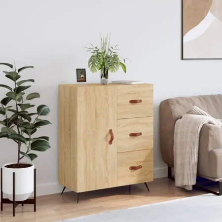Aparador de madera de ingeniería roble Sonoma 69,5x34x90 cm de , Aparadores - Ref: Foro24-827887, Precio: 66,36 €, Descuento: %