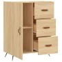 Aparador de madera de ingeniería roble Sonoma 69,5x34x90 cm de , Aparadores - Ref: Foro24-827887, Precio: 66,36 €, Descuento: %