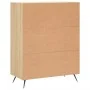 Aparador de madera de ingeniería roble Sonoma 69,5x34x90 cm de , Aparadores - Ref: Foro24-827887, Precio: 66,36 €, Descuento: %
