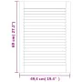 Puerta de armario de lamas madera pino blanco 69x49,4 de , Puertas de armarios - Ref: Foro24-151163, Precio: 37,41 €, Descuen...