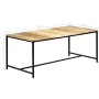 Mesa de comedor madera maciza de mango rugosa 180x90x75 cm by , Kitchen and dining tables - Ref: Foro24-247810, Price: 285,33...