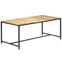 Mesa de comedor madera maciza de mango rugosa 180x90x75 cm by , Kitchen and dining tables - Ref: Foro24-247810, Price: 285,33...